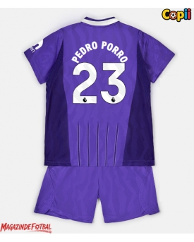 Tottenham Hotspur Pedro Porro #23 Echipament de Fotbal Replică 2026-27 Copii Treilea (+ Șorturi)